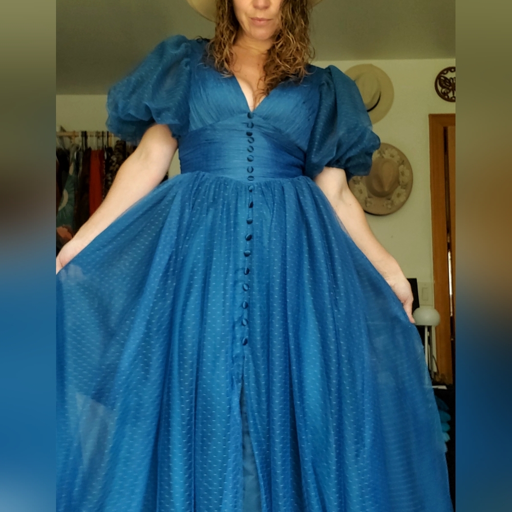 Blue Tulle Dress